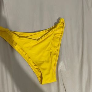 Ruched Yellow Bikini Bottoms size XS